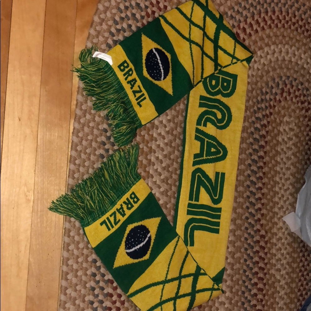 Brazil flag scarf